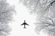 Winter Flugzeug